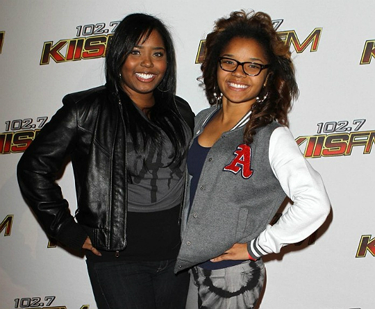 Shar Jackson And Daughter Kiis Jingle Ball